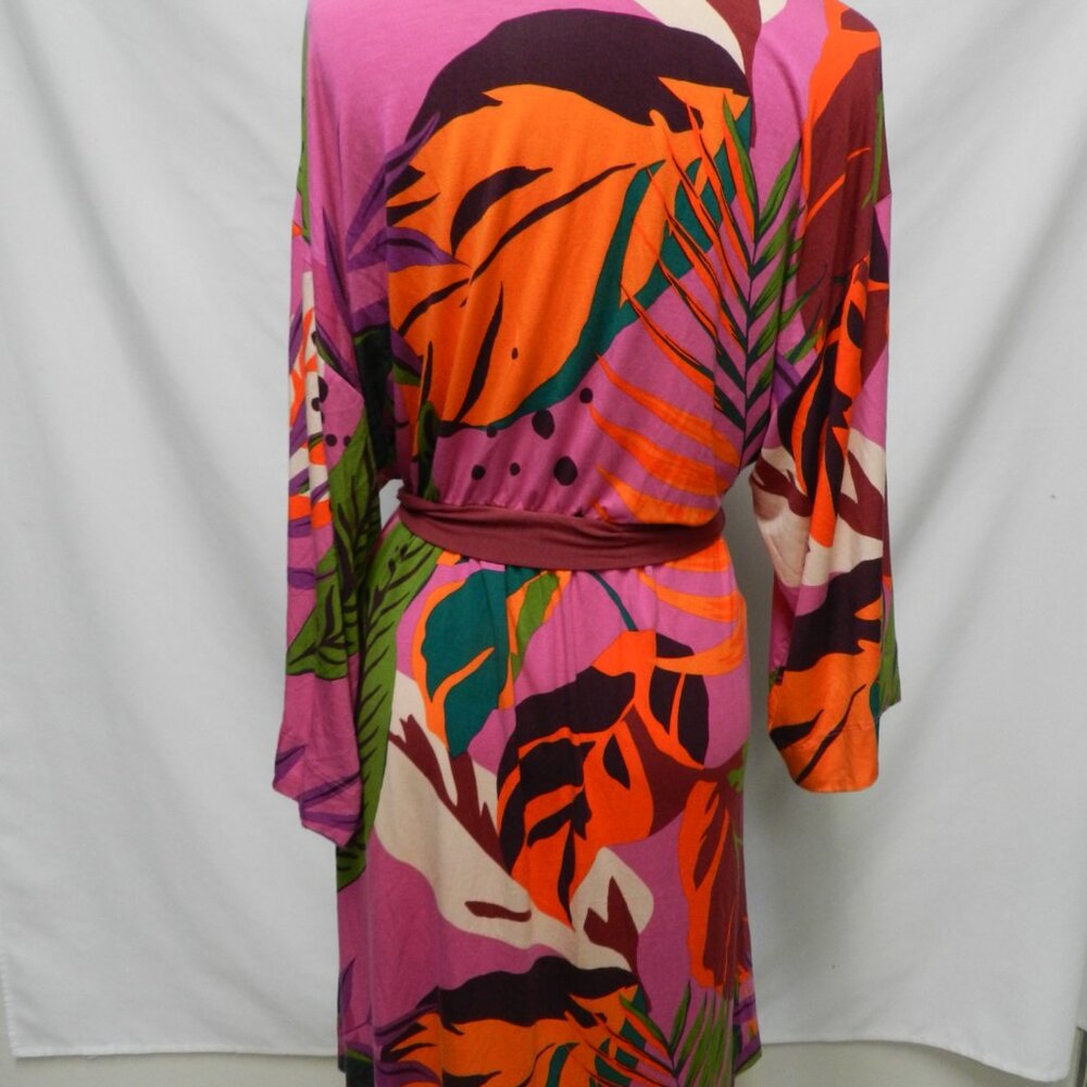 SOMA Cool Nights Rayon Robe Pockets Colorful Size Sz Small Medium Sm Md S M - Picture 13 of 16